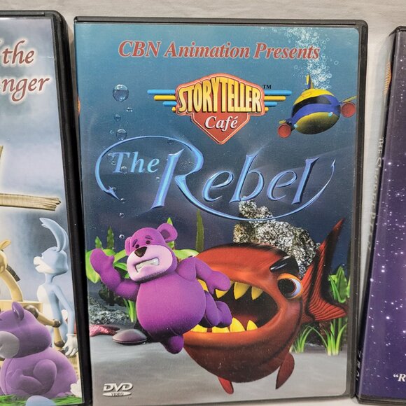 Biblical Animated Cartoon 3 DVD Set Animals Fun CBN Storyteller Cafe Kids - Picture 4 of 14